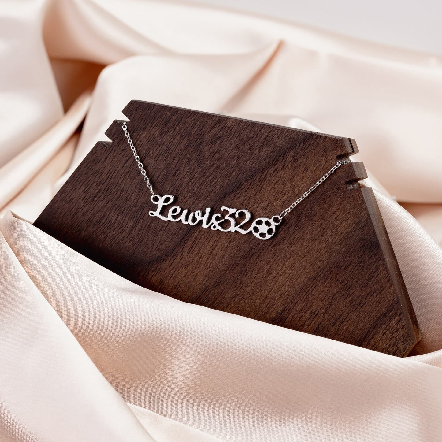 Soccer Custom Name Necklace
