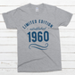 1960s Gray Limited Edition T-Shirt1970s Grey Limited Edition T-Shirt 