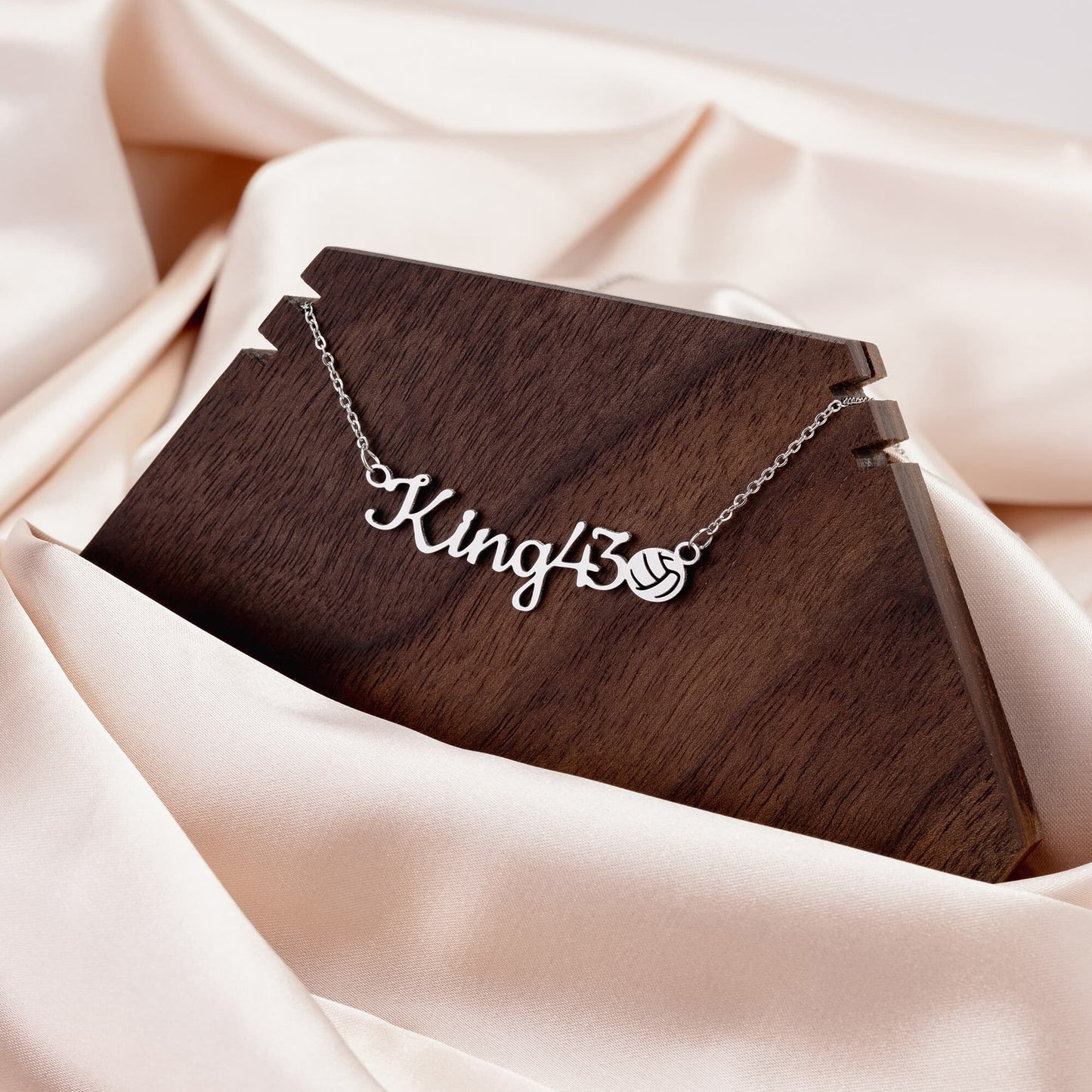 Volleyball Custom Name Necklace