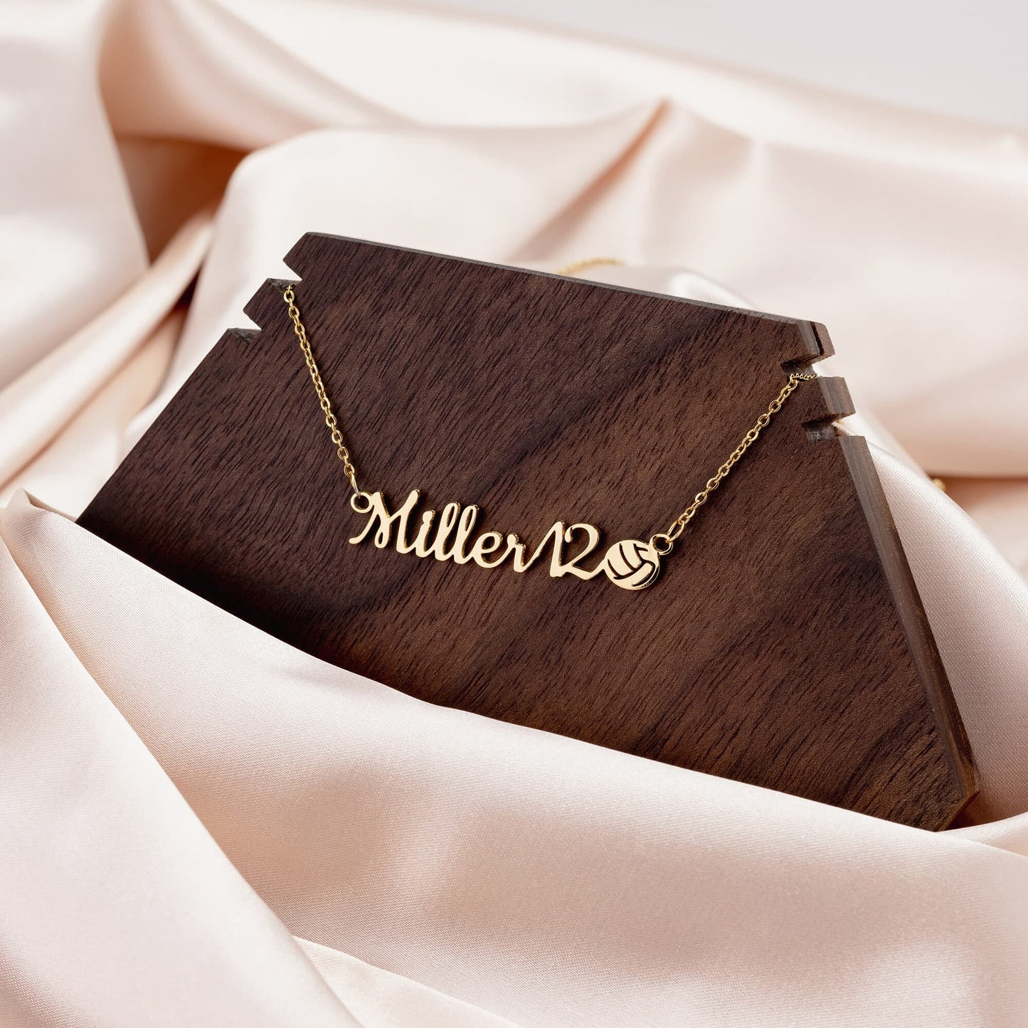 Volleyball Custom Name Necklace