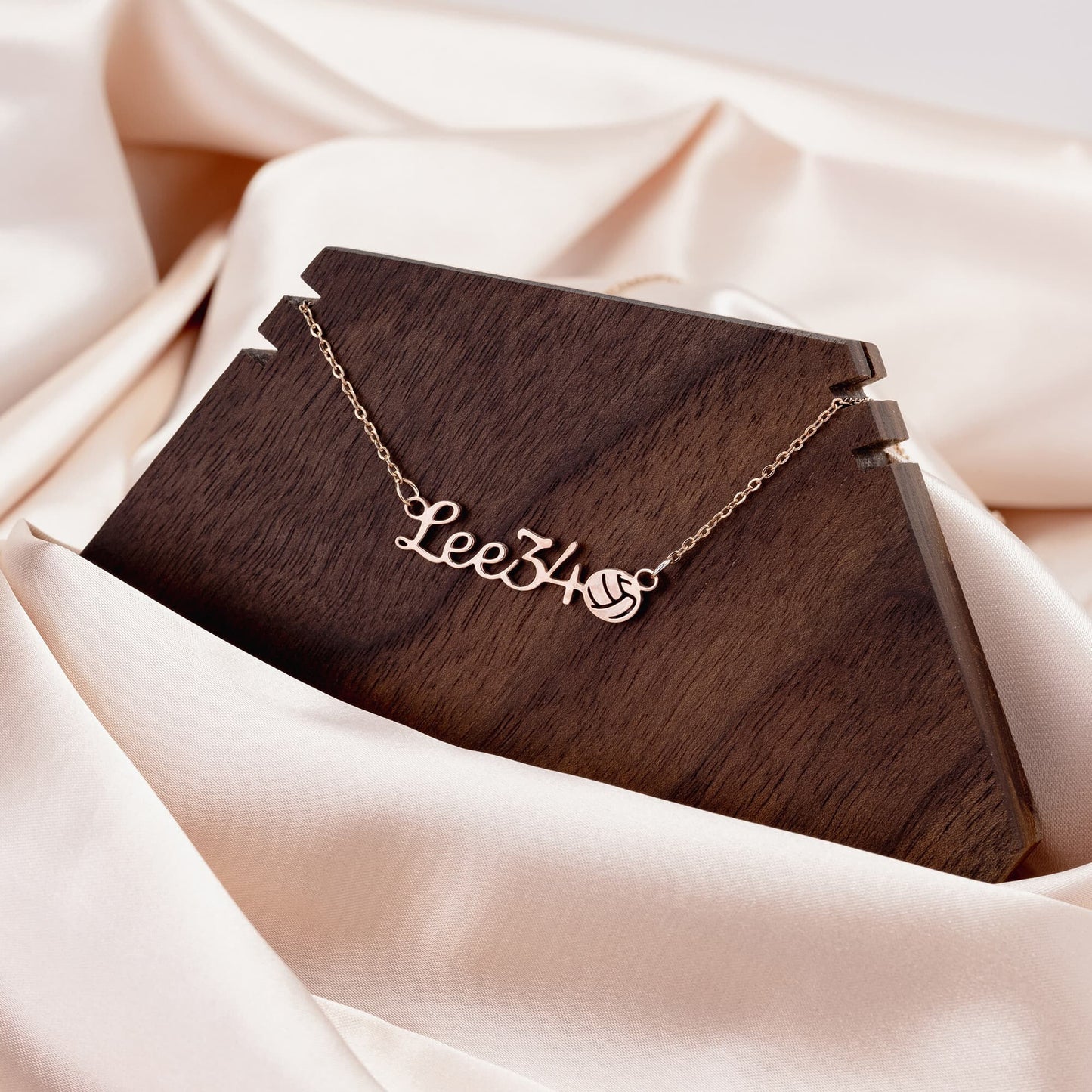 Volleyball Custom Name Necklace