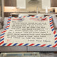 Gift For Mom | Loved You My Whole Life Personalized Mom Letter Throw Blanket 50x60
