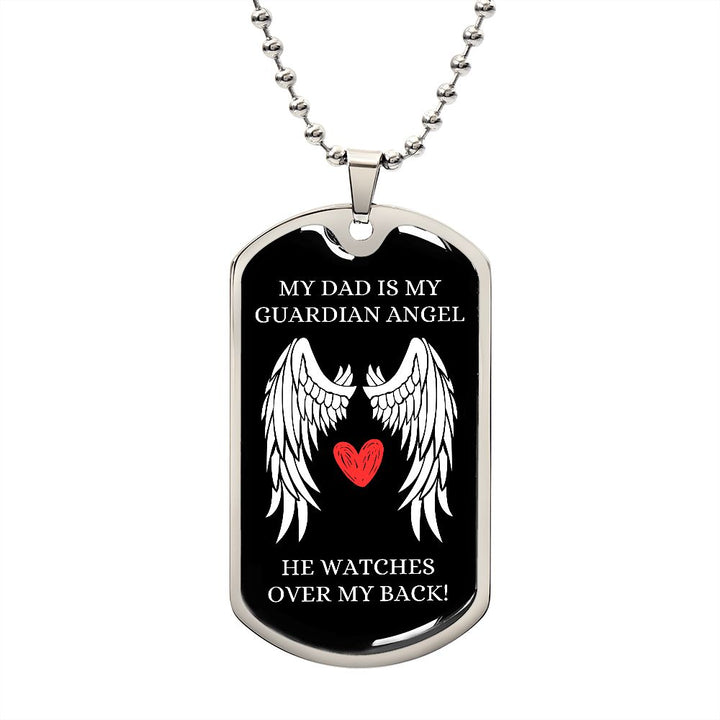 Guardian angel dog tag charm hot sale