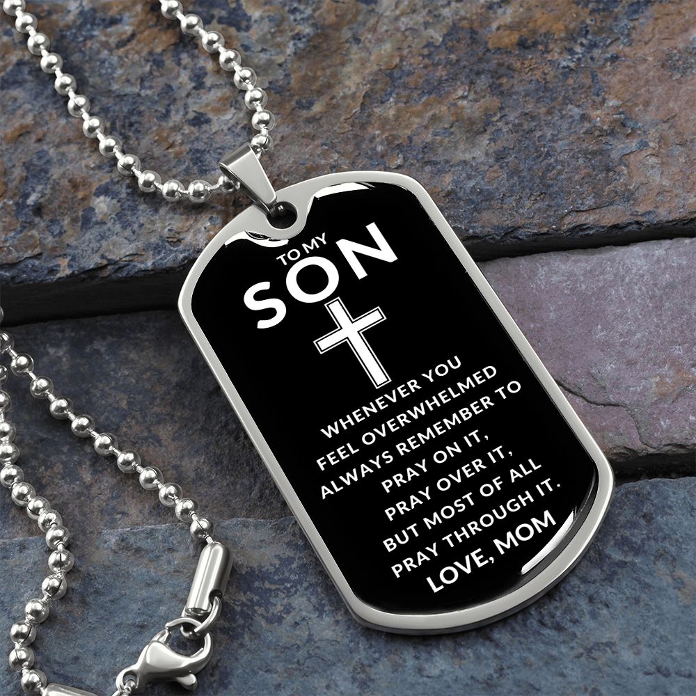 Dog tags outlet for him