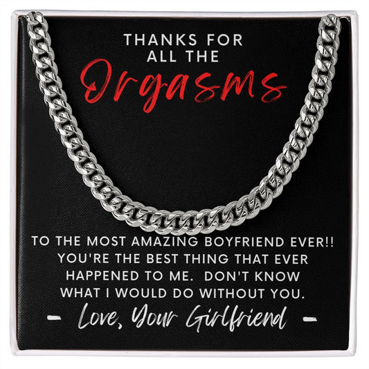 Gift For Boyfriend | Cuban Link Chain - Amazing Boyfriend From Girlfriend