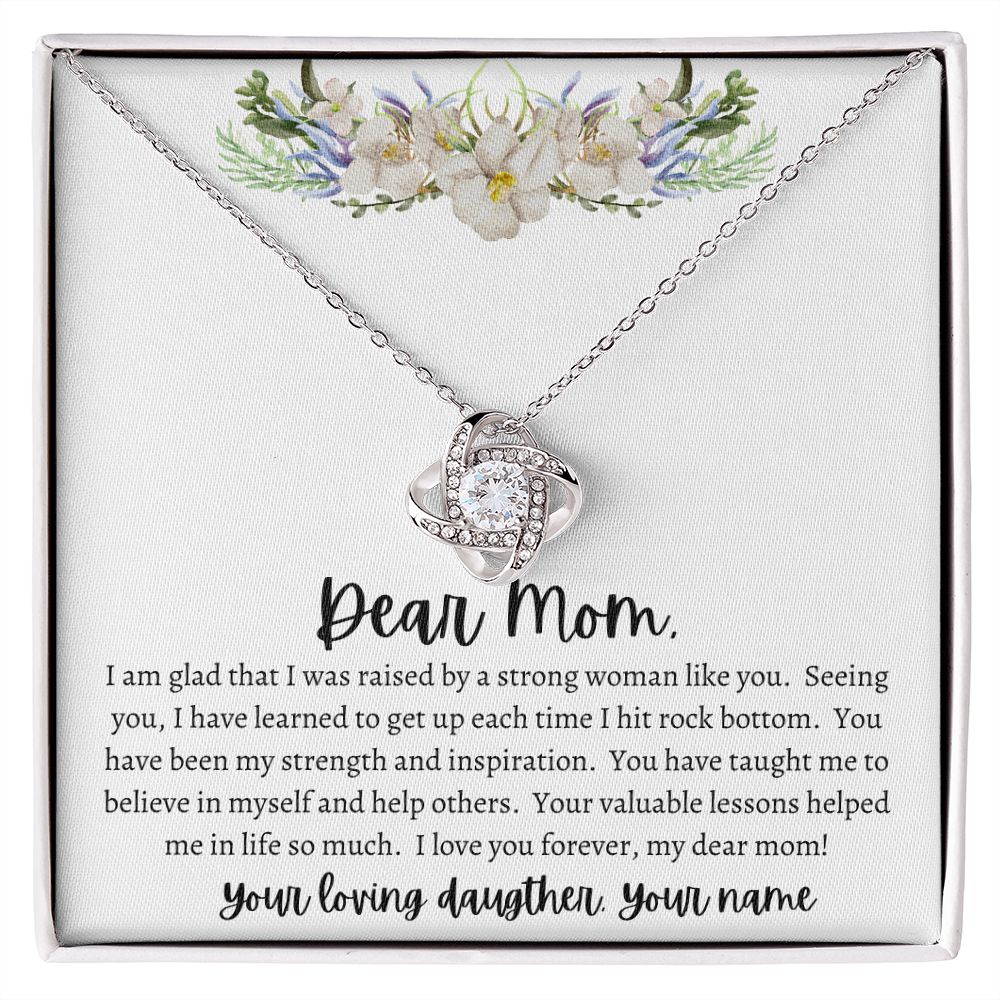 Love Knot Necklace to Mom