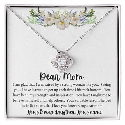 Love Knot Necklace to Mom