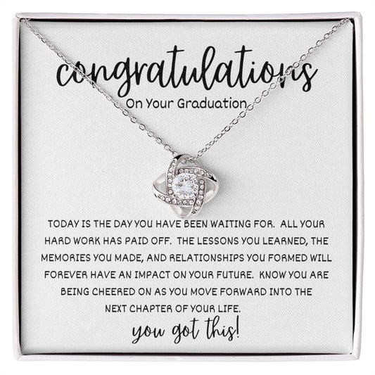 Love Knot Necklace With Message Card