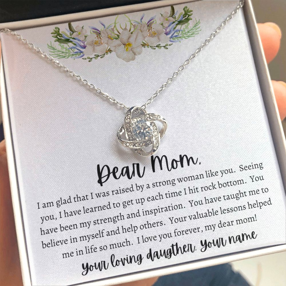 Love Knot Necklace to Mom
