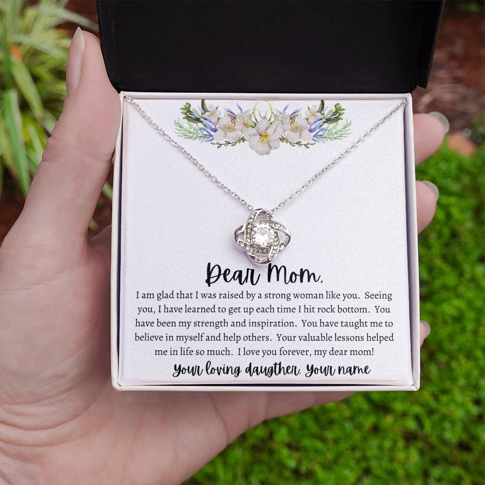 Love Knot Necklace to Mom