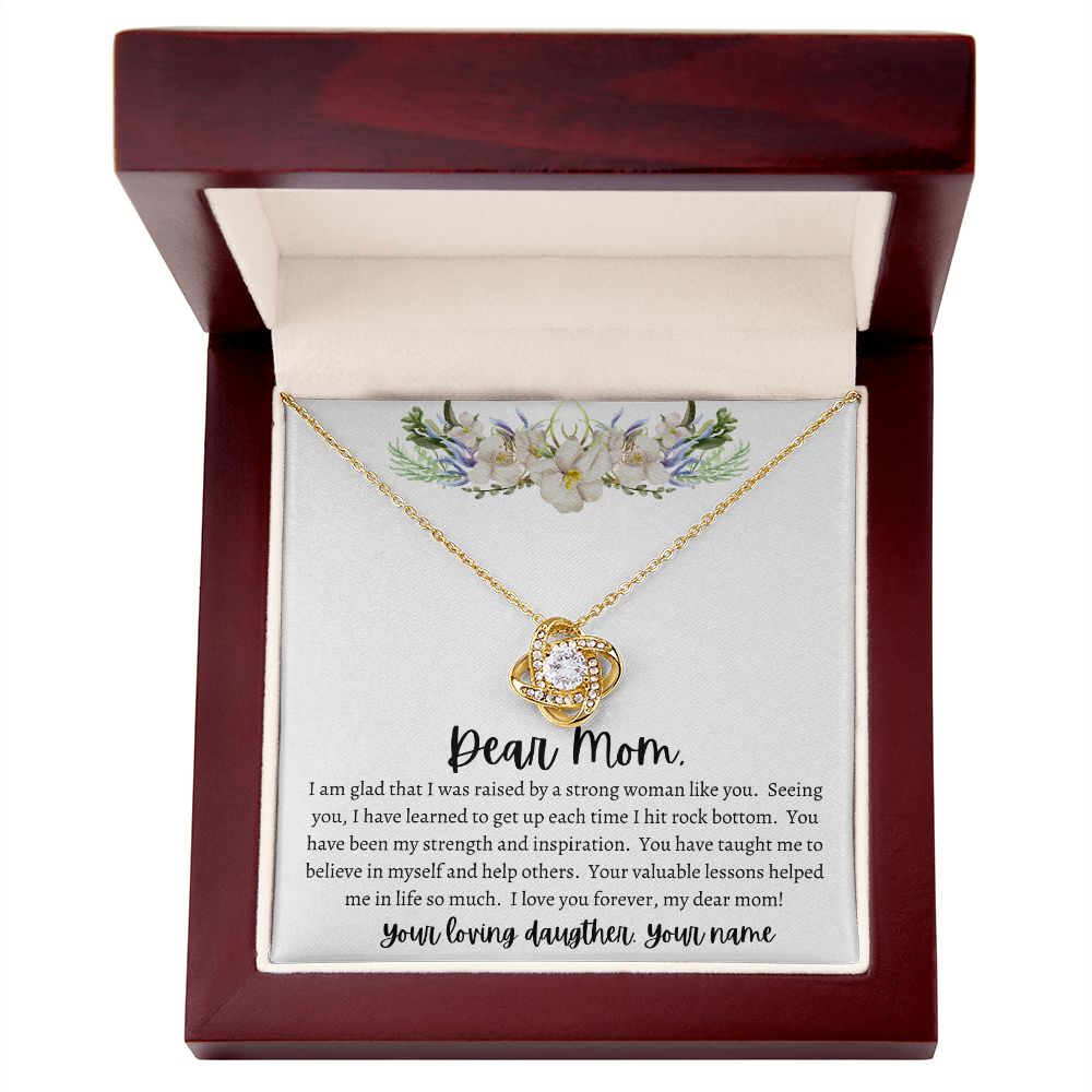 Love Knot Necklace to Mom