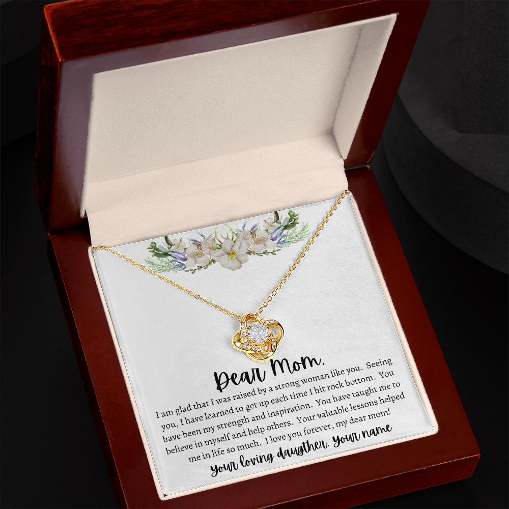Love Knot Necklace to Mom
