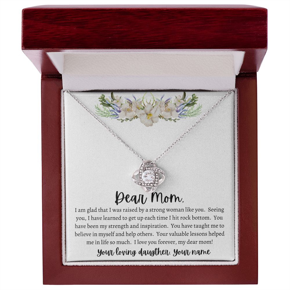 Love Knot Necklace to Mom