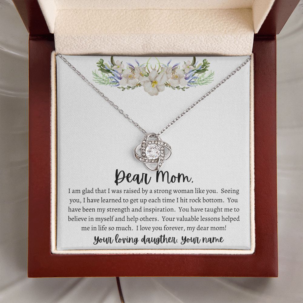 Love Knot Necklace to Mom