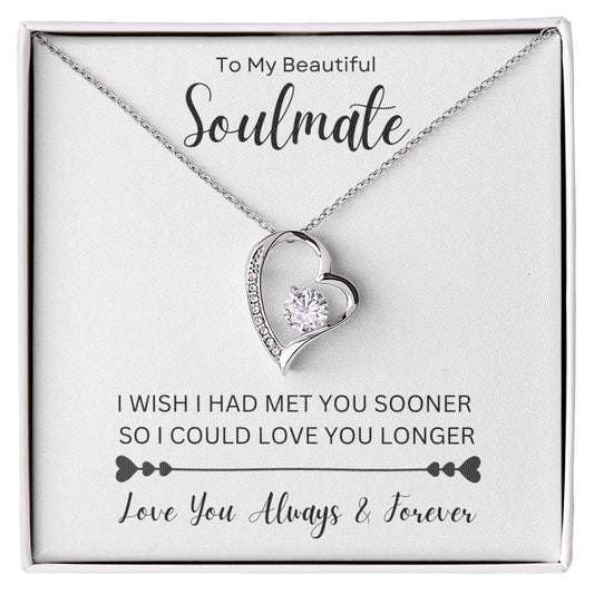Gift For Soulmate | Forever Love Necklace