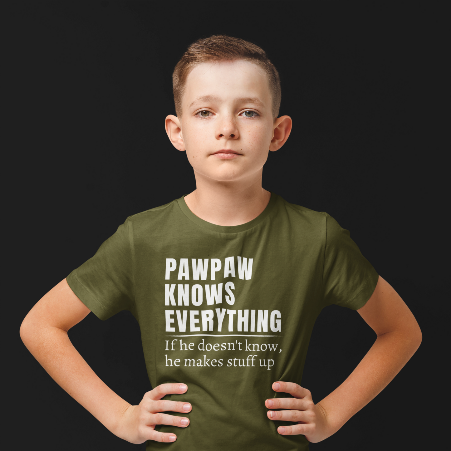 Pawpaw Knows Everything Youth T-Shirt